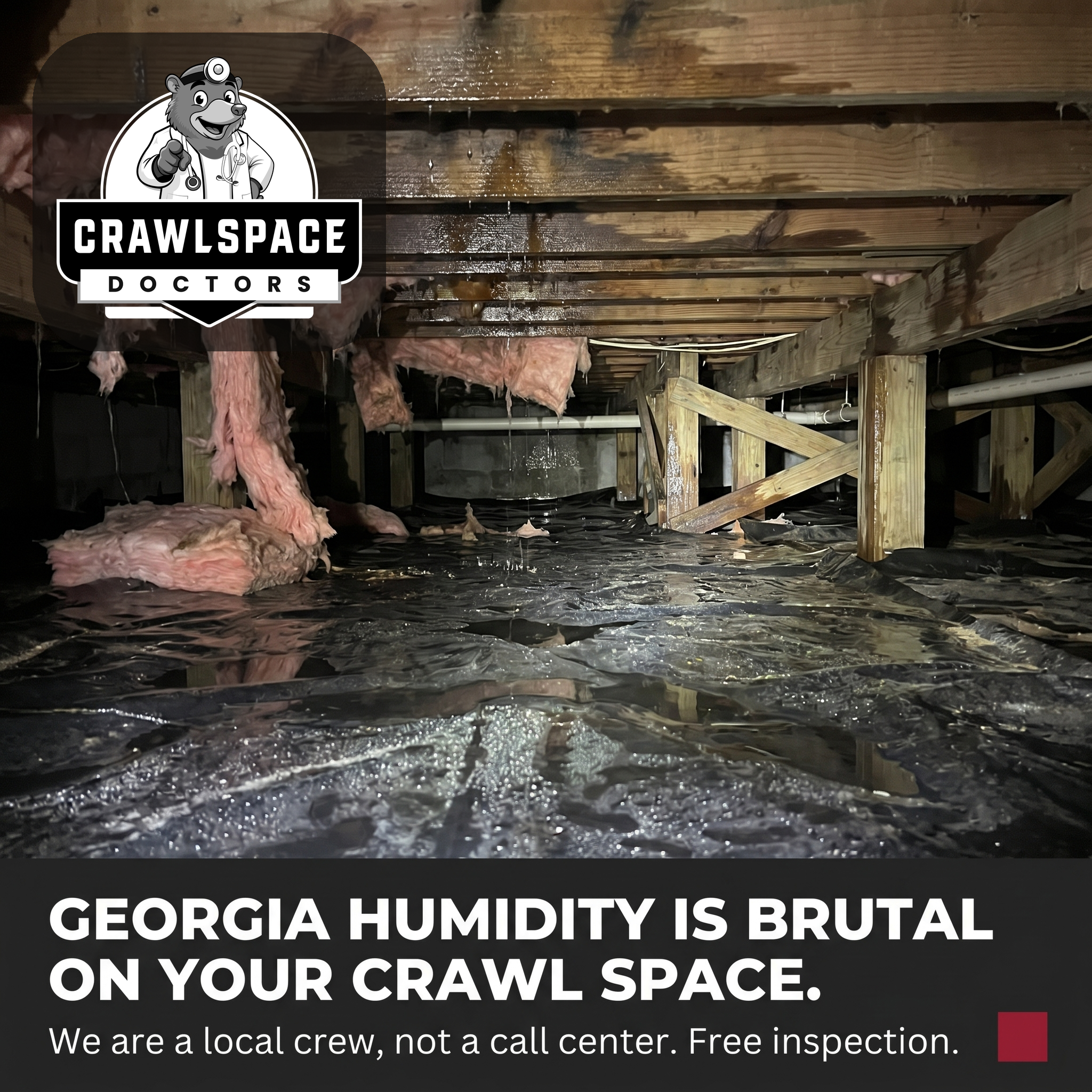 Georgia humidity crawl space ad